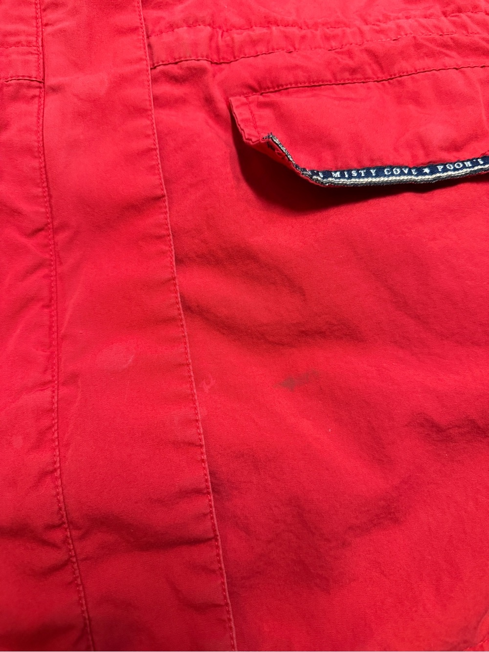 Vintage Disney Store Winnie The Pooh “Pooh’s Misty Cove” Windbreaker Rain Jacket - Picture 11 of 13